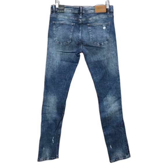 Zara Trafaluc Denim Jeans Skinny 10 NWT - Picture 2 of 5